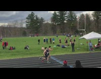 Guy runs a track race and falls right before making it to the finish line
