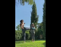 Collab VIBES - Lady Kicks Friends Face Instead of Toilet Paper 