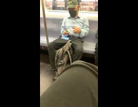 Old man has perverted ad on phone 