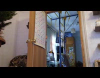 allfails - shirtless guy upside down door way