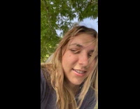 Collab BitchMP - Dog sits on womans back 