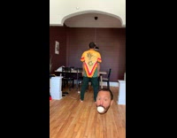 Guy edit yellow shirt juggling 