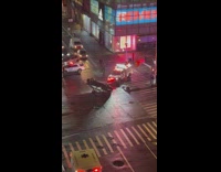 Ambulance Reverses to Pull Car Upside Again