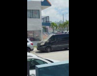 Man shows van on fire at parking part 1