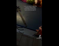 Collab ClipsIG - Woman screams burn self popping cherry tomatoes