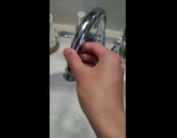 Faucet on the sink moved and sounds like a seagull