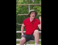 Parent talks loud at kids sports game