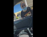 Guy drops off sister at school embarrassing 