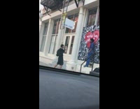 Guy red heart black lives matter art