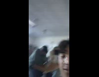 Classroom of students quiet and frozen guy mannequin challenge