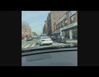 Mattress falls off car 