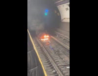 Collab winy - Fire in the middle of train track