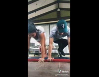 couple exercise challenge cupids shuffle black mat 