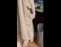 String pulled then float back to coat part 1