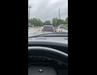 Mitsubishi car has letters missing