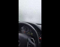 Man Punches Layer of Ice on Window