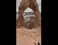 Red jacket horse head rock