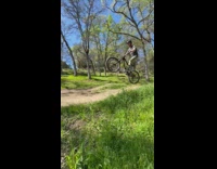 Guy does bike trick then falls