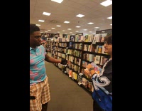 Guy cries and fight for his outfit