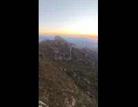 Morning view video from cabrafeixet mountain hike