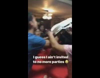 Collab BS Media - Dad gets birthday cake smashed into face at party