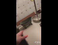 Girl fills small bathtub with lenses 