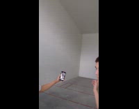 Two men dap and echoes inside court