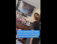 Collab KaleSaladIG - Mom Prank TV Alert