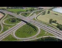 Collab DailyDoseOfInternet - Drone hyperlapse of germany highway interchange road