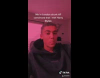 Drunk guy thinks stranger is harry styles 