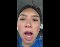 Girl angry about picking up little sister no bus 