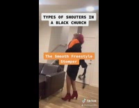 Types of shouters in a black church 
