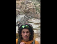 A guy comically narrates influencer's photoshoot