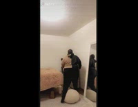 Woman shows how real estate photographers takes pictures