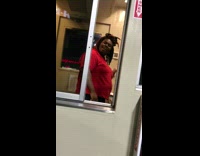 Girl in red talks about what shes doing after work getting off