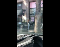 Man and woman pictorial sidewalk House of Chimney Cakes Part 3