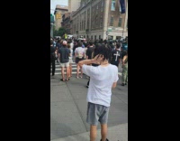 Crowd chasing Kai Cenats car 