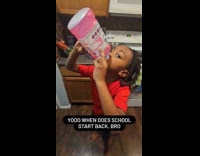 Collab Clips MPUGC - Little kid drinking entire pedialyte