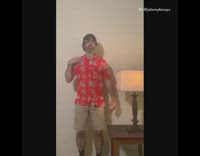 Awkward guy does tiktok dance