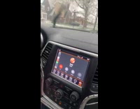 Dad gets sandwich eaten and drink forgotten