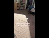 Woman does hungry trend gets snarled by dog