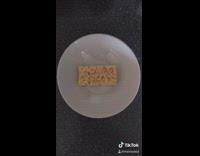 Girl makes marshmallow rice krispies cereal milk