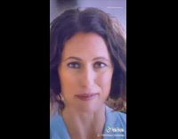 Red shirt guy shows off neck statement 