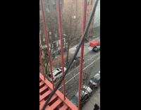 Girl rages at group of motorcyclists 