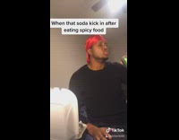 When that soda kick in spicy food 