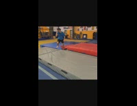 Guy tries to do double front flip fail 