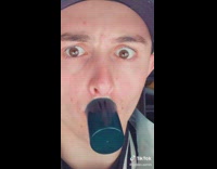 Guy big lips bad thing hat 