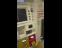 Guy makes joke about gas prices at gas pump