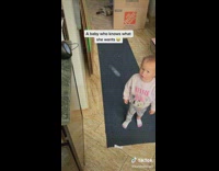 Baby requests specific song from alexa and dances to it