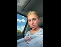 Girl woke up in sweat falling asleep in car 